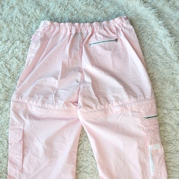 Limited Too Y2K Cargo Pants Low Rise Convertible Pants Pink Size Juniors 5 - Picture 6 of 8